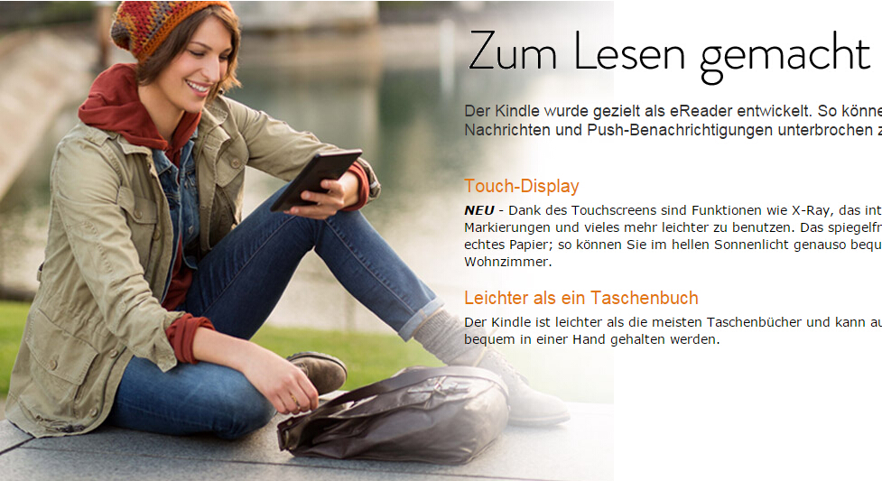 Kindle Neues Touch-Display