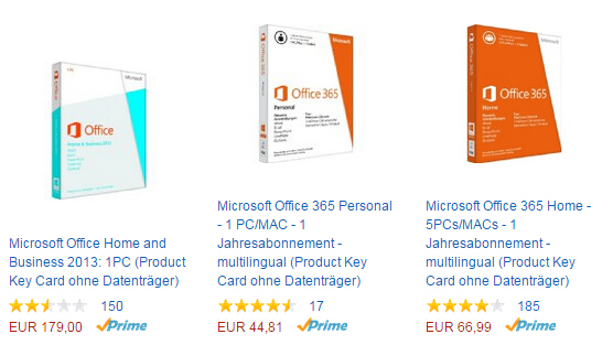 Microsoft Office Spar-Aktion